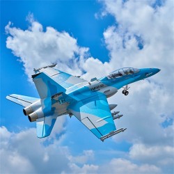 FMS F/A-18 EDF-suihkukone 64 mm 735 mm siipiväli PNP-malli EPO-runko RC-lentokone