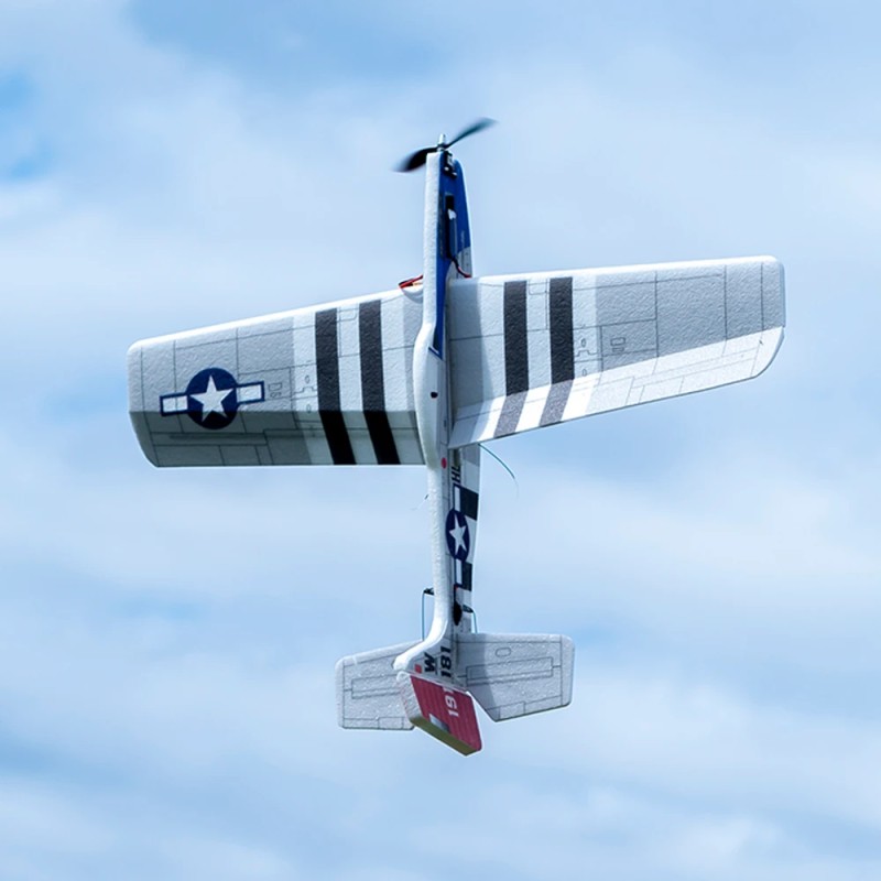 Dancing Wings Hobby E45 P-51 1000 mm EPP kauko-ohjattava hävittäjäsarja tehoyhdistelmä