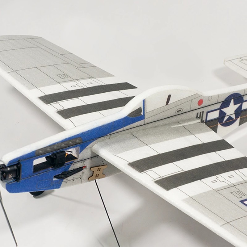 Dancing Wings Hobby E45 P-51 1000 mm EPP kauko-ohjattava hävittäjäsarja tehoyhdistelmä