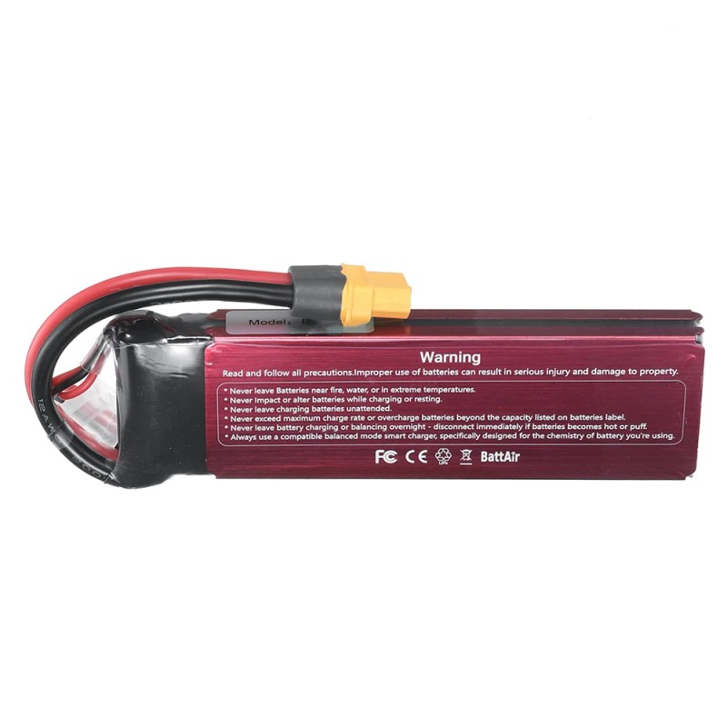 ISDT BattAir toisen sukupolven 7.4V 2200mAh 50C 2S älykäs LiPo-akku langattomalla sovellusohjauksella XT60