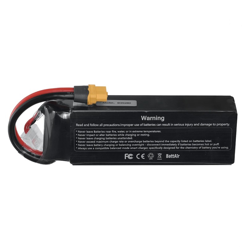 ISDT BattAir toisen sukupolven 11.1V 5200mAh 80C 3S älykäs lipoakku XT60 sovellusohjaus