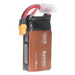 ISDT BattAir 2 kpl 14.8V 1300mAh 80C 4S älykäs lipoakku XT60 sovellusohjattu