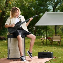 AeroBand älykäs kannettava harjoittelukitara 39-tuumainen irrotettava runko silikonikielillä MIDI-ohjain