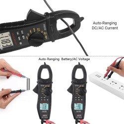 ES Stock vaihto- ja tasavirtainen digitaalinen puristinmittari todellinen RMS korkea tarkkuus kapasitanssi NCV