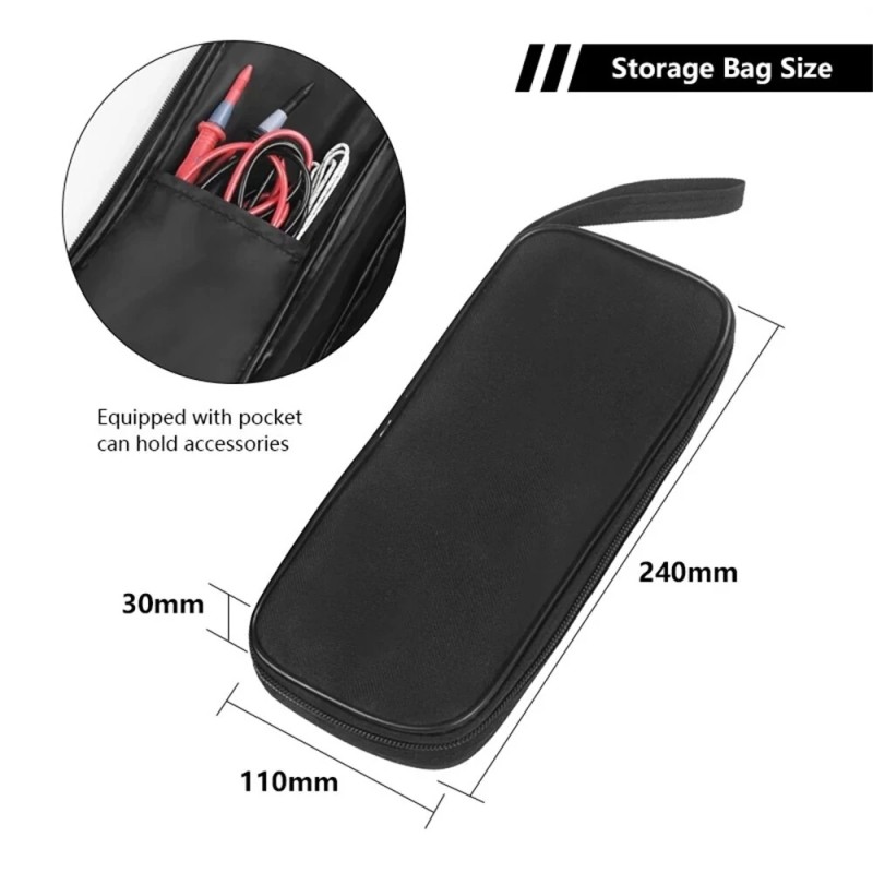 ES Stock vaihto- ja tasavirtainen digitaalinen puristinmittari todellinen RMS korkea tarkkuus kapasitanssi NCV