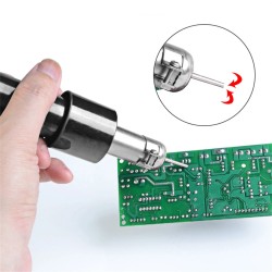 HANDSKIT 857DW digitaalinen kuumailmapuhallin ja juotosasema LED-näytöllä lämpötilansäädöllä kannettava