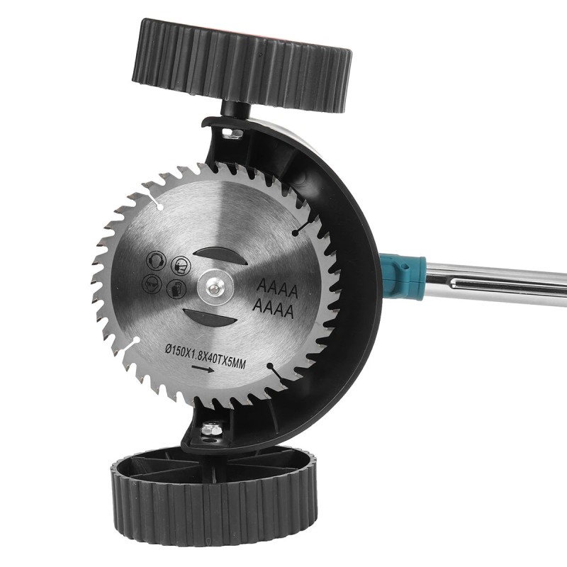 Langaton 21V 450W ruohotrimmeri setti säädettävä varsi nurmikon ja pensaiden leikkuuseen