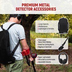 KAIWEETS EXPLORER X ammattimainen metallinilmaisin kuusi tunnistustilaa IP68-vedenpitävä kela säädettävä varsi