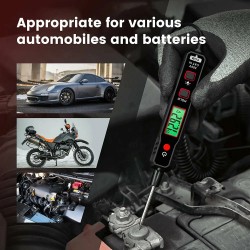 KAIWEETS VT501 älykäs auton sähköpiirien testeri 0,8–100 V LED-näyttö korkea tarkkuus