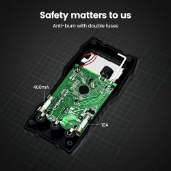 Kaiweets KM100S digitaalinen yleismittari tarkka taustavalolla kotikäyttöön autoihin teollisuuteen