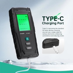 ERICKHILL RT-100S kolmitoiminen sähkömagneettikenttämittari värikoodattu näyttö hälytykset kannettava energiatehokas