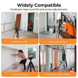 CIGMAN säädettävä 1,5 metrin alumiinijalusta laserille kameroille projektoreille puhelimille