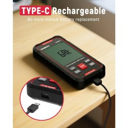 KAIWEETS KEMF-1 kolmitoiminen säteilyilmaisin ladattava magneettikenttä sähkökenttä radiotaajuus langaton hälytin trendikaavio