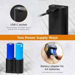 CIGMAN CM-G02/CM-G02A vihreä lasertaso kaksi viivaa IP54 ladattava AA-akku