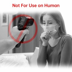 ERICKHILL ROOK600 SP infrapunalämpömittari säädettävällä emissiivisyydellä ja lämpötilahälytyksellä