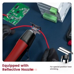 KAIWEETS KEH01 pieni kuumailmapistooli kaksoislämpötila ylikuumenemissuoja kätevään käsityöhön kutistemuovaukseen