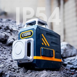 CIGMAN CM-720/CM-720SE 2x360° itsetasautuva vihreä lasertaso C-tyypin latauksella magneettinen L-kiinnike kaukosäätimellä