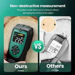 ERICKHILL EWM04 kosteusmittari ei-invasiivinen mittaus kosteushälytys neljä mittaustilaa laaja mittausalue korkea tarkkuus