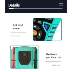 WINAPEX kaksitoiminen digitaalinen oskilloskooppi ja yleismittari 10 MHz 50MSa/s 400V ylikuormitussuoja