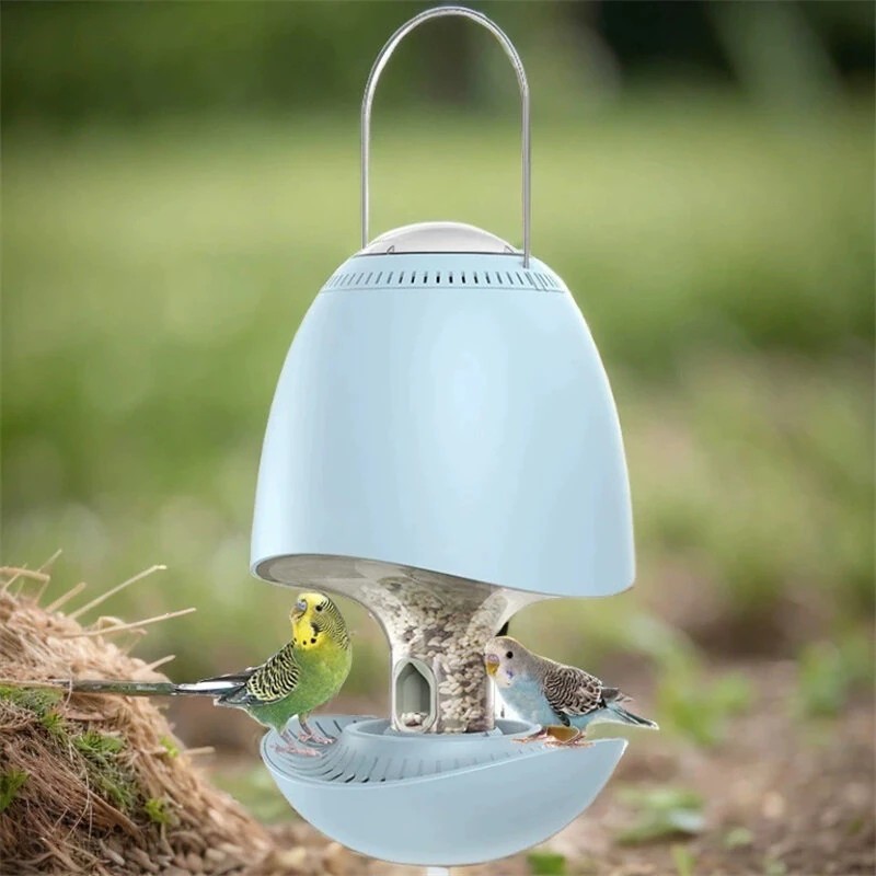 Älykäs 3,5 litran viljalintujen ruokinta-automaatti säänkestävä helppo puhdistaa moderni muotoilu äänitallennus