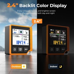 CIGMAN CD80 80 m lasermittari digitaalinen mittanauha kulmamittaus USB-C ladattava