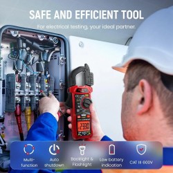 KAIWEETS KC604 digitaalinen pihtimittari todellinen RMS-mittaus vaihtovirta tasavirta NCV-tunnistus