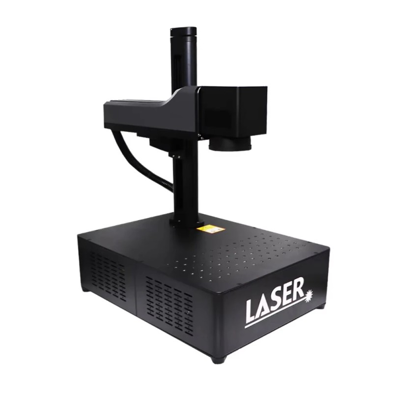 Laserkaiverruskone Raycus 30 watin 150 150 mm ilmajäähdytys erittäin tarkka EZCAD yhteensopiva