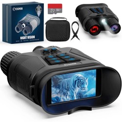 CIGMAN yönäkökiikarit 4k videotallennus 40 megapikselin valokuvat 3 tuuman hd näyttö 8 kertainen digitaalizoomi 5000 mAh n akku