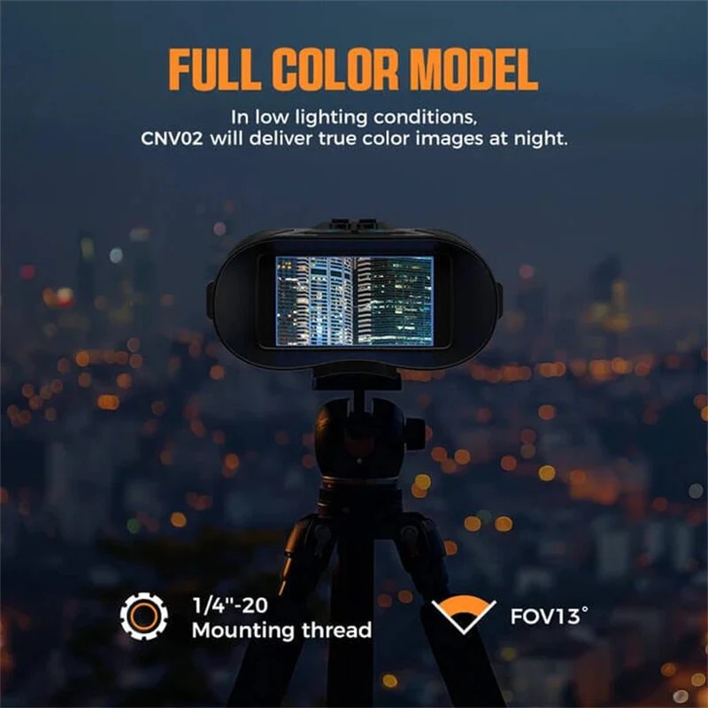 CIGMAN yönäkökiikarit 4k-videotallennus 40 megapikselin valokuvat 3 tuuman hd-näyttö 8-kertainen digitaalizoomi 5000 mAh:n akku