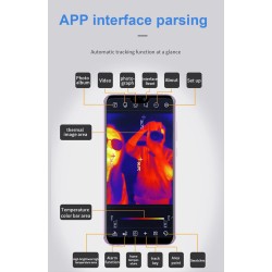 AV TOOLTOP T7 T7S+ puhelinlämpökamera magneettisella germanium-makroobjektiivilla 256×192 25Hz IP54 kannettava