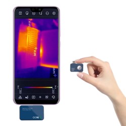 AV TOOLTOP T7 T7S+ puhelinlämpökamera magneettisella germanium-makroobjektiivilla 256×192 25Hz IP54 kannettava