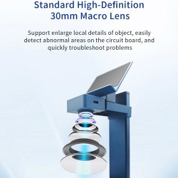 Kannettava AV TOOLTOP T210 lämpökamera 256x192-resoluutio 25Hz USB-C makroobjektiivilla