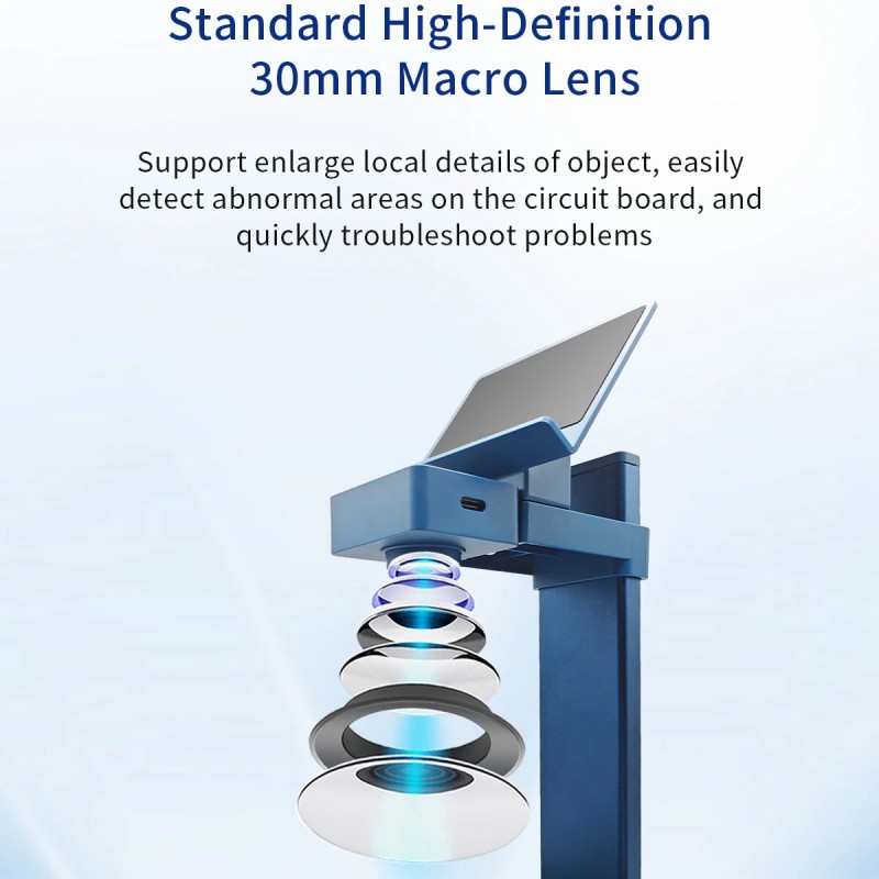 Kannettava AV TOOLTOP T210 lämpökamera 256x192-resoluutio 25Hz USB-C makroobjektiivilla