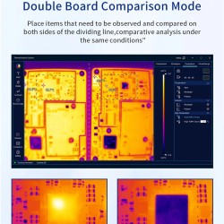 Kannettava AV TOOLTOP T210 lämpökamera 256x192-resoluutio 25Hz USB-C makroobjektiivilla
