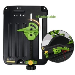 Drillpro yleiskäyttöinen kulmahiomakoneen jalusta BG-612506 säädettävä leikkausalusta 110/115/125 mm maks. 30 mm