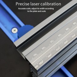 ENJOYWOOD 600/800 mm 75-tyyppi T-kisko pöytäaita jiirisahalle laserasteikolla