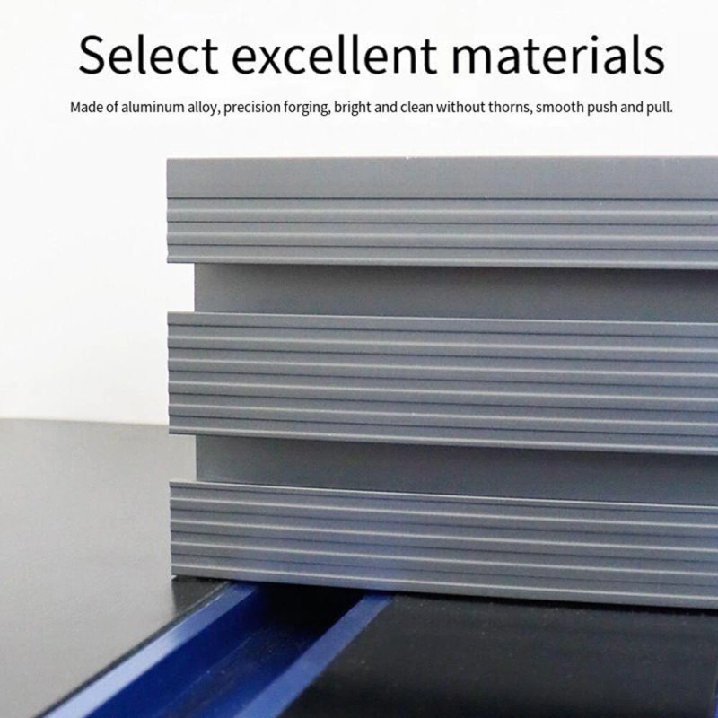 ENJOYWOOD 600/800 mm 75-tyyppi T-kisko pöytäaita jiirisahalle laserasteikolla