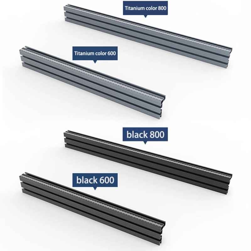 ENJOYWOOD 600/800 mm 75-tyyppi T-kisko pöytäaita jiirisahalle laserasteikolla