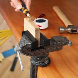 ENJOYWOOD pöytäpuri 360 asteen kääntyvä jalusta vankka seosteräksinen pienikokoinen