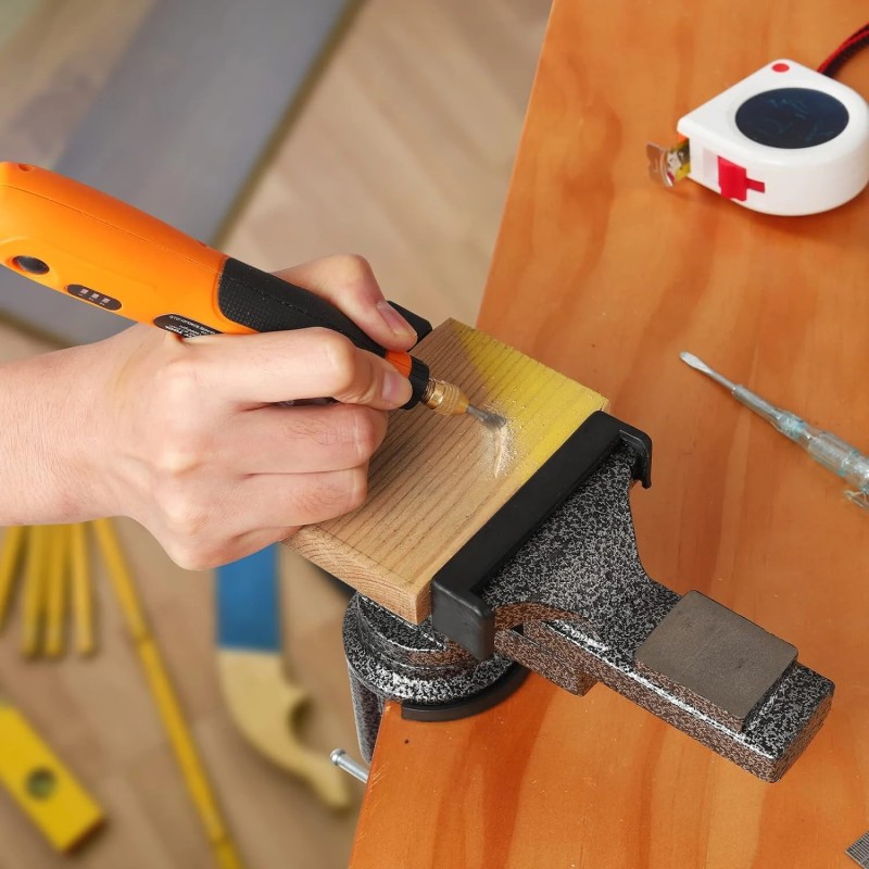 ENJOYWOOD pöytäpuri 360 asteen kääntyvä jalusta vankka seosteräksinen pienikokoinen