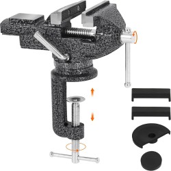 ENJOYWOOD pöytäpuri 360 asteen kääntyvä jalusta vankka seosteräksinen pienikokoinen