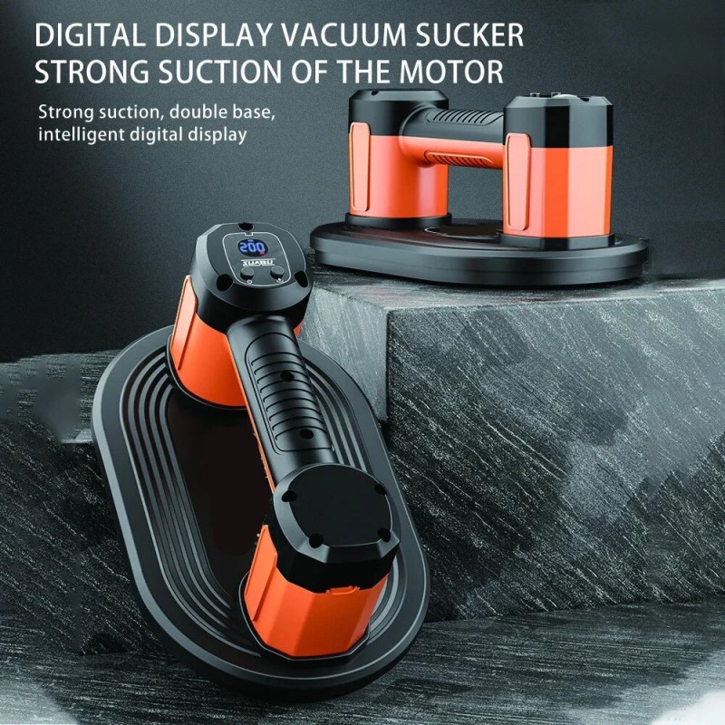 Sähköinen laattaimukuppi 100 kg nostokyky nopea imuteho 8 sekunnissa 1500 mAh