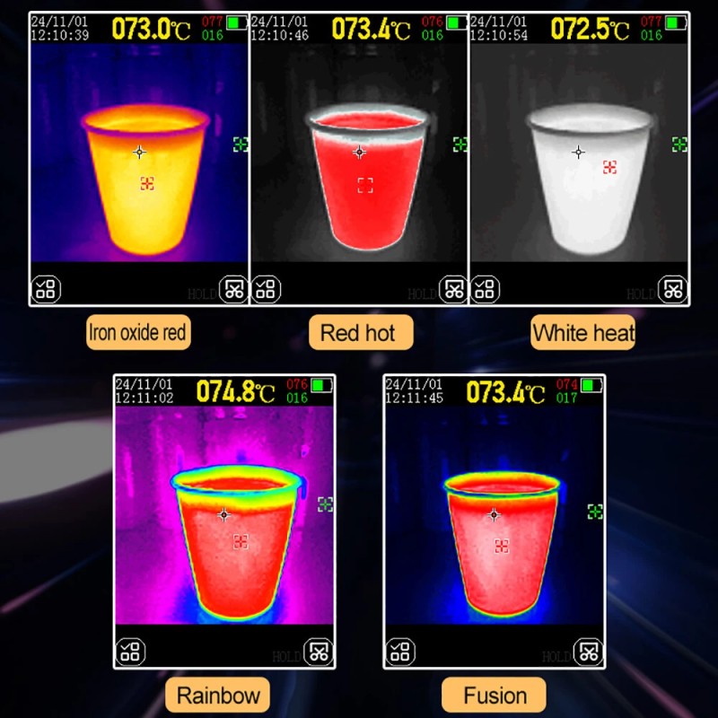 TOOLTOP ET14C+ 2,8 tuuman lämpökamera 25Hz ISR240x240 kodin lämpökuvaus jalustalla sähkövikojen tunnistus