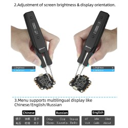 SEQURE HT140 kaksitoiminen kuumapinsetti ja juotinkolvi, kannettava, tukee PD/QC/DC, yhteensopiva C210-kärjen kanssa