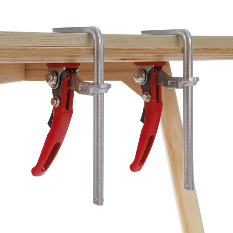 ENJOYWOOD seosteräksinen pikaräikkäpuristin 2/4 kpl ohjauskiskolle MFT-pöydälle