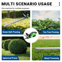 Drillpro DWK-Y0A01-020 akkuton pensasleikkuri 21V 550W 510mm kaksiteräinen säädettävä kahva