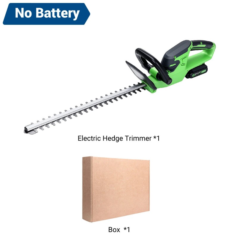 Drillpro DWK-Y0A01-020 akkuton pensasleikkuri 21V 550W 510mm kaksiteräinen säädettävä kahva