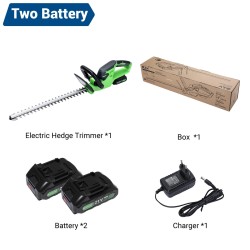 Drillpro DWK-Y0A01-020 akkuton pensasleikkuri 21V 550W 510mm kaksiteräinen säädettävä kahva