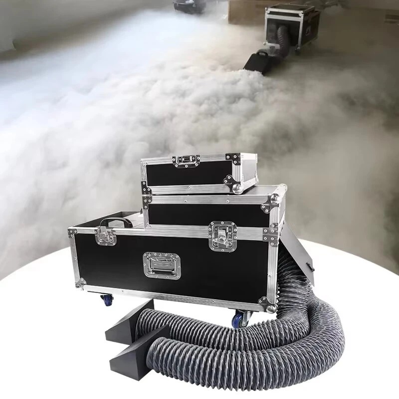 Super Power vesisumutin ja kuivajääsavukone 2000/5000W 2 l säiliö DMX512 kaukosäädin häät juhlat lava