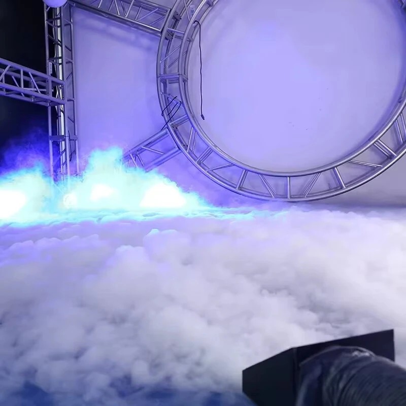 Super Power vesisumutin ja kuivajääsavukone 2000/5000W 2 l säiliö DMX512 kaukosäädin häät juhlat lava